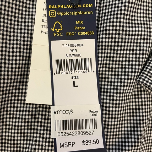 NWT Ralph Lauren button down - Picture 3 of 3
